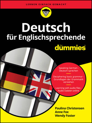 cover image of Deutsch für Englischsprechende für Dummies